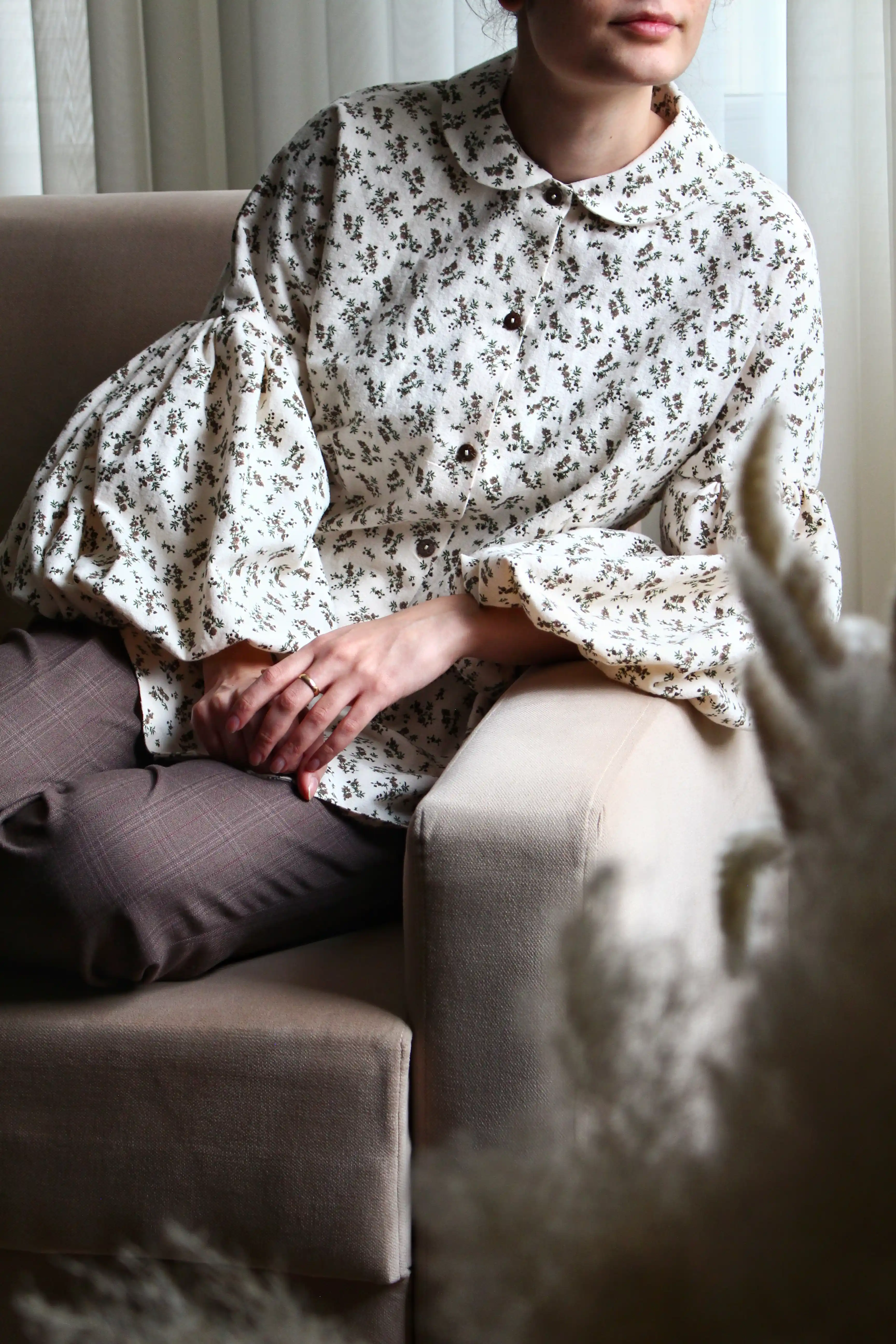 شومیز خانم گل